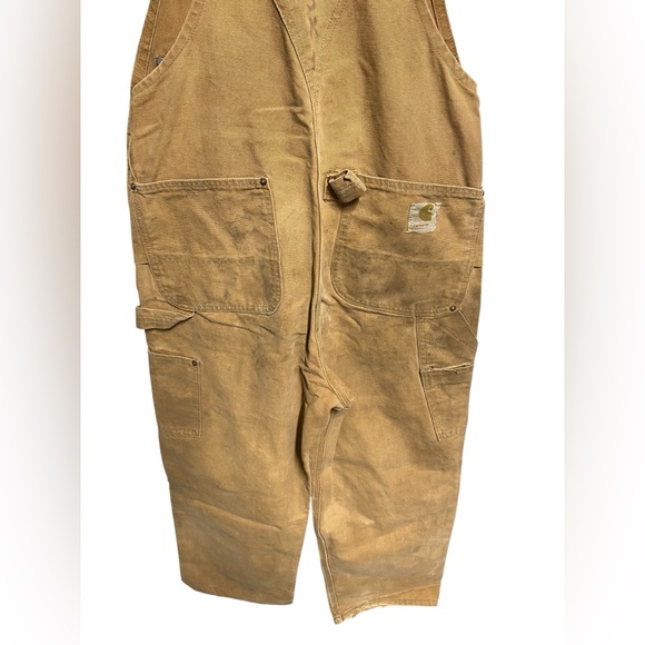 Vintage 80’s Men’s Carhartt Double Knee Bib Overalls - Picture 6 of 9
